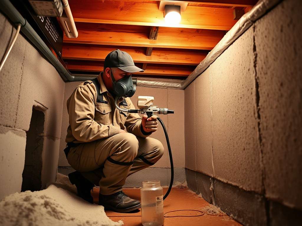 Basement & Crawl Space Spray Foam Insulation