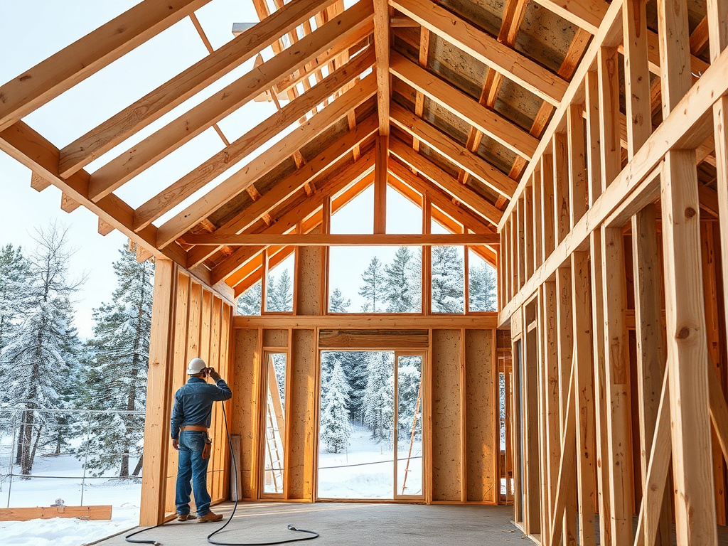 New Construction & Cabin Home Spray Foam Insulation
